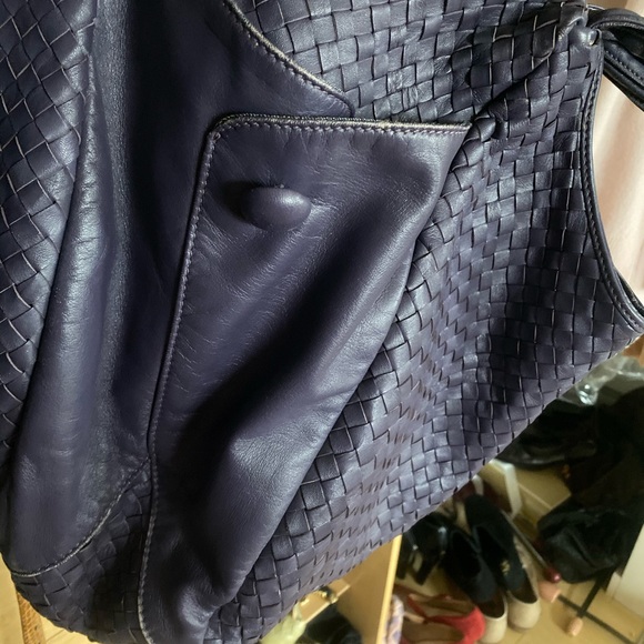 Christopher.Kan Colab aubergine leather bag - Picture 4 of 5